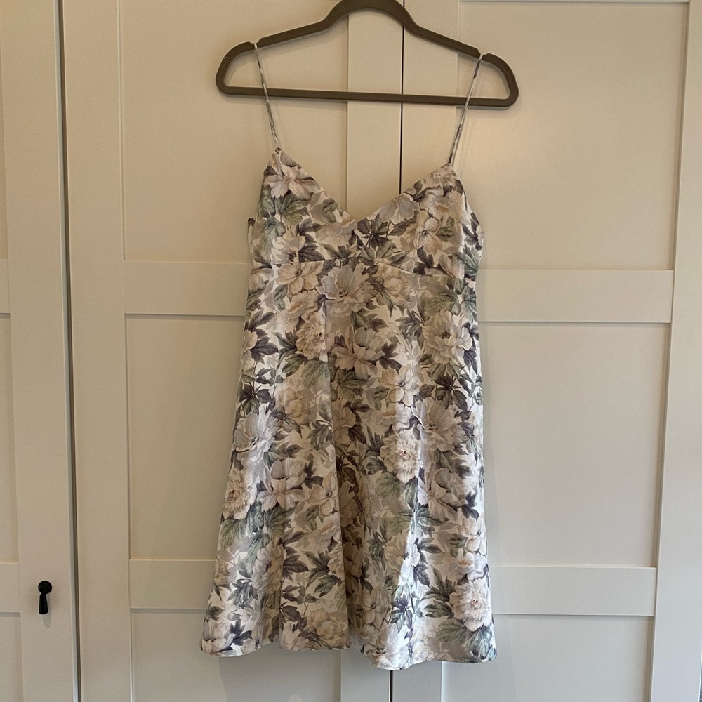 ZIMMERMAN linen songbird dress
